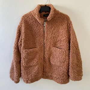 Teddy Zip Up Jacket